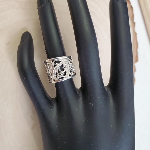 Sterling Silver 925 Openwork Ring